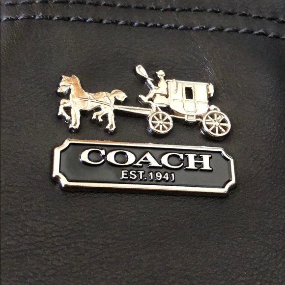 Authentic Leather Coach Handbag - Picture 6 of 7